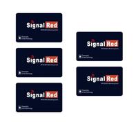 Aundhegrtt 5 Tarjetas de Bloqueo RFID Sin Contacto NFC para Tarjetas de Débito y Crédito, Protector de Pasaporte, Bloqueador RFID con Diseño Antirrobo Inteligente.