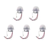 Aundhegrtt 5X AutomáTico Encendido y Apagado FotocéLula Interruptor de LáMpara de Luz de Calle C AC 220V 50-60Hz 10A Control de Foto Photoswitch Interruptor del Sensor