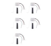 Aundhegrtt 5X Canal con Transmisor Digital 220V Encendido/Apagado 1 Interruptor Receptor de Relé Inalámbrico Lámpara Luz de Control Remoto