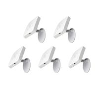 Aundhegrtt 5X Detector de Presencia Tuya Zigbee con Soporte, Sensor PIR Inteligente de Cuerpo Humano, Radar MmWave, Detección de Sensor de Movimiento por Microondas