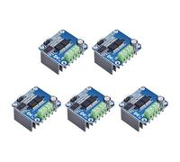 Aundhegrtt 5X Módulo Controlador de Motor de Alta Potencia BTS7960 43a / Módulo Controlador de Coche Inteligente para Límite de Corriente