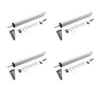 Aundhegrtt 6X Cierrapuertas Simple, Amortiguador Hidráulico Neumático Silencioso, Automático de Puertas para El Hogar, Artefacto, Herrajes para Muebles, Plata