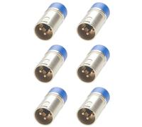 Aundhegrtt 6X XLR 3Pin DMX512 Terminator Resistor,Terminal de Resistencia para Digital Multiplex Luz Cabezas Móviles de Luz de la Etapa