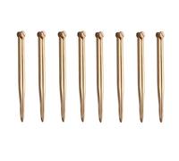 Aundhegrtt 8X Divisor Recto de Carta de 168 mm Herramienta de División Marina de Latón Macizo Sin ÓXido para Arquitectos de Navegación Marina