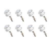 Aundhegrtt 8X Mini Interruptor de Luz con Sensor de Movimiento 110-220V Sensor PIR Detección Inteligente Retardo de Tiempo Detector de Inducción Infrarrojo Ajustable