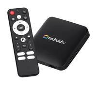 Aundhegrtt -A53 4K HD Android 14 TV Box USB 2.0 2.4G&5G Dual WiFi Support Voice Assistant TVBox Set Top Box (Enchufe Europeo)