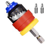 Aundhegrtt Accesorio de Control de Profundidad Magnético para Destornillador y Portabits de Tornillos, con Ajuste de 7 Niveles, para Crear Huecos Limpios en Paneles de Yeso.