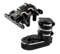 Aundhegrtt Accesorios de Carcasa de Transmisión de Placa de Deslizamiento de Latón Negro para Piezas de Mejora RC 1/30 SCX30