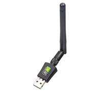 Aundhegrtt Adaptador WiFi con Controlador Gratuito para Tarjetas de Red, USB de Doble Banda, 600 Mbps, 5/2,4 GHz, Antena LAN, Dongle WiFi para 7, 8 y 10 RTL8811CU