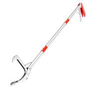 Aundhegrtt Agarrador de Serpientes Multifuncional de 127 Cm, Herramienta Plegable para Agarrar Serpientes de 127 Cm, Manejo Seguro con Gancho, Pinzas, Poste, Alcance para Manejo Seguro de Serpientes.