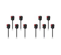 Aundhegrtt Atenuador LED con Perilla DC 0/1-10V de 10 Piezas, Atenuador Pasivo de Bajo Voltaje Atenuación PWM para Controlador LED Electrónico Regulable de 0-10V o 1-10V