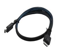 Aundhegrtt Cable Oculink PCIe 4.0 SFF-8611 4i Cable de Extensión Macho de 40 cm OCuLink PCIe PCI Express SFF 8611 4I A Mini SAS SFF-8611 4I para Oculink EGPU OnexGPU Mini SSD