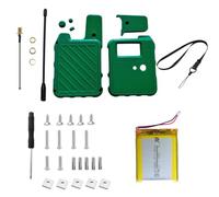 Aundhegrtt Caja con Antena y Conjunto de Batería de 3000mAh para la Placa de Desarrollo Wio Tracker L1, Caja de Protección de Pantalla, Verde.