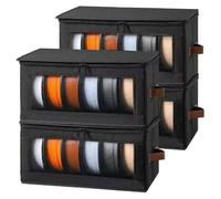 Aundhegrtt Caja de Almacenamiento de de 4 Paquetes, Contenedores de Almacenamiento de para Impresoras 3D, Soporte de Accesorios para Impresión 3D.