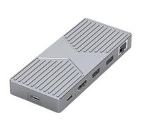 Aundhegrtt Caja de Disco Duro Multi-Compatible, Dock de Expansión de Protocolo Dual 4K60HZ-PD100W.