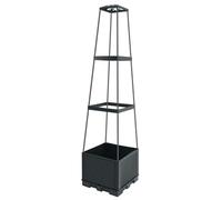 Aundhegrtt Cajas de Jardín Elevadas Ajustables en para Plantas Trepadoras, Caja de Enrejado Desmontable con Diseño de Irrigación para Jardinería.