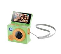 Aundhegrtt Cámara Mini de Retro Mini Flip Cámara de Llave 1080P HD Grabadora Autoenfoque Cámara Pequeña Portátil con Cordón Verde
