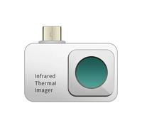 Aundhegrtt Cámara Térmica Inteligente para Smartphone Android, Cámara Termográfica con Resolución IR de 256x192 y Amplio Rango de Temperatura de -15℃ A 600℃