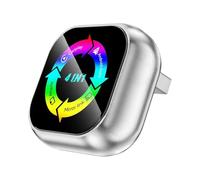 Aundhegrtt CarPlay Inalámbrico 4 en 1 Caja Inteligente con IA Airplay/Mirror Link/para Android Auto/Carplay Dongle USB Luces de Colores Activadas por Voz