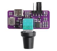 Aundhegrtt Controlador de Velocidad PWM de Mini Controlador de Ventilador B3 con Regulador de Velocidad del Viento de un Solo Lado