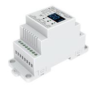 Aundhegrtt D4 4CH Voltaje Constante DC12V-48V 20.5A 4CH RDM DMX512 Decodificador Atenuador de Señal para Tira LED RGB RGBW de Color Único/Doble B