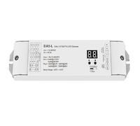 Aundhegrtt DA5-L para Tiras de Luces LED RGB RGBCCT, DALIs DT6 DT8, Atenuador LED, Controlador de Voltaje Constante de 12V-48VDC