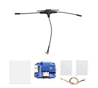 Aundhegrtt ELRS UR1000 RX de Doble Banda Ultra-Larga Expresslrs 868Mnz 900Mhz 2.4Ghz Frecuencia para Drones RC FPV de Travesía 80MM