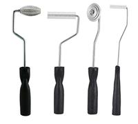Aundhegrtt Kit de Rodillos de Laminado Rodillo de Laminado de Fibra de Vidrio Kit de Herramientas de Tambor de Fibra de Vidrio
