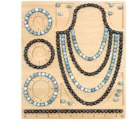 Aundhegrtt Las Plantillas Hechas A Mano y los Moldes de Cuentas Se Utilizan para Diseñar Tableros de Producción de Joyería, Pulseras y Collares.
