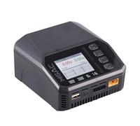 Aundhegrtt M6AC Cargador/Descargador de Baterías Lipo Inteligente de Doble Canal CA 100W CC 300W LiPo LiHV Life para 1-6S A Enchufe Europeo