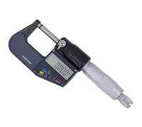 Aundhegrtt Micrómetro Digital de 0,001 Mm, Micrómetro Electrónico Exterior, Calibrador Cromado, Herramientas de Medición, Salida de Datos de 50-75 Mm
