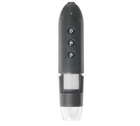 Aundhegrtt Microscopio Digital Inalámbrico Portátil, Microscopio USB HD 0X-200X con Cámara WiFi