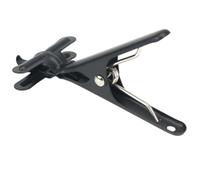 Aundhegrtt Mini Abrazadera de Resorte Fuerte con Soporte de Reflector de Gancho Pequeño, Clip de Tubo Circular Extendido para Accesorios de Fotografía.