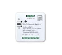 Aundhegrtt Mini Interruptor Inteligente WiFi con Autobloqueo Momentáneo, Módulo de 10 A, Control Remoto por App Life/Tuya.