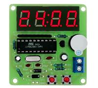 Aundhegrtt Módulo de Reloj Digital LED de 4 bits AT89C2051 Kit de Soldadura DIY Módulo de Aprendizaje Amigable para Principiantes