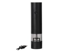 Aundhegrtt Molinillo de Pimienta Eléctrico Recargable, Molinillo de Pimienta con Doble Pantalla de Temperatura y Humedad, Adecuado para Uso Doméstico