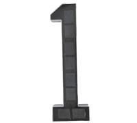 Aundhegrtt Números de Casa Solares para Exteriores, Letrero de Dirección Iluminado por LED, Impermeable para Casa, Jardín, Cerca.