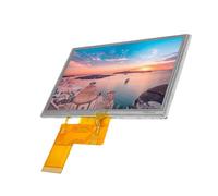 Aundhegrtt Pantalla TFT LCD de 4.3 Pulgadas 800x480 RGB IPS de Visión Módulo de Pantalla Táctil Resistiva de 40 Pines Controlador ST7611.