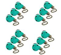 Aundhegrtt Paquete de 12 Interruptores de Ventilador de Techo 3 Velocidades 4 Cables Oreja ZE-268S6 Interruptor de Cadena de Tracción del Ventilador Control de Velocidad de Repuesto