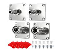 Aundhegrtt Paquete de 4 Soportes para Cañones de Espuma, Soporte para Hidrolavadora, Montaje Automático de de Conexión Rápida de 1/4"