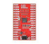 Aundhegrtt Placa de Desarrollo para Módulo de Audio Estéreo I2S Qwiic WM8960 con Amplificador de Altavoz y Códec de Audio BOB-21250.