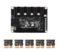 Aundhegrtt Placa Fly-DP5 V1.0 Chip Arm de 32 bits, PCIe, Controlador RGB, Diagnóstico de Bus Can, Homing y Soporte Klipper para Piezas de Impresoras 3D DIY.