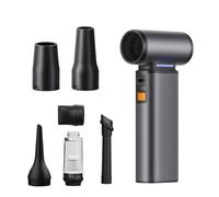 Aundhegrtt Potente Ventilador Turbo 130000RPM Aspiradora Sopladora Sin Escobillas Compresor de Aire para Limpieza de Teclados de Computadora.