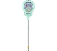 Aundhegrtt Probador de Suelo Portátil Rotatable 90° 4 en 1 Detector de Suelo Multifuncional Fertilidad Luz Humedad para Jardín Probador de Suelo en Macetas