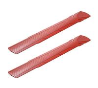 Aundhegrtt Protector de Cuadro para Tubo Inferior de Bicicleta de Montaña, Protector de PVC para Protección Colisiones y Arañazos, Color Rojo