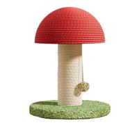 Aundhegrtt Rascador para Gatos de Sisal con Forma de Rascador Alto y Moderno para Gatos, Ideal para el Ejercicio y la Estimulación Mental de los Gatitos.