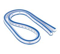 Aundhegrtt Regla Curva Flexible, Graduada de 23,6 Pulgadas con Borde para Entintar, para Dibujo, Creación de Patrones, Herramienta de Medición de Ingeniería
