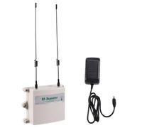 Aundhegrtt Repetidor Inalámbrico 433MHz 12V DC Repetidor de Señal Estable para Sensores de Alarma Repetidor Inalámbrico 433MHz Enchufe UE