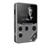 Aundhegrtt Reproductor de Música MP3 Bluetooth de 16GB, Cuerpo de Aleación, Controles Rotativos, Audio HiFi, Reproductor de Música Portátil para Deportes y Viajes