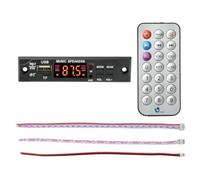 Aundhegrtt Reproductor MP3 Bluetooth 5.0 DC12V con Cambio de Carpeta, Módulo de Llamada AUX 3.5MM, Kit de Coche para Altavoz.